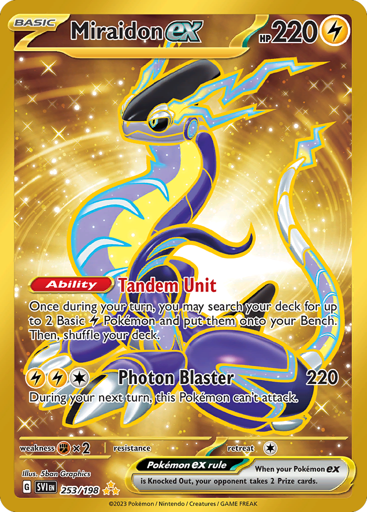 Miraidon ex - Scarlet & Violet - #253 - Pokemon TCG card