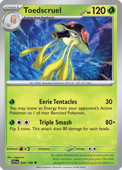 Toedscruel #26 Toedscruel - Scarlet & Violet - #26 - Pokemon TCG card