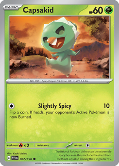 Capsakid - Scarlet & Violet - #27 - Pokemon TCG card