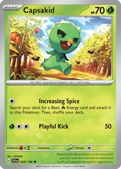 Capsakid - Scarlet & Violet - #28 - Pokemon TCG card