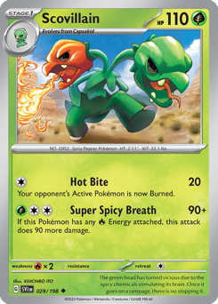 Scovillain - Scarlet & Violet - #29 - Pokemon TCG card
