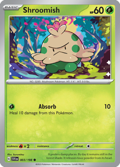 Shroomish #3 Shroomish - Scarlet & Violet - #3 - Pokemon TCG card
