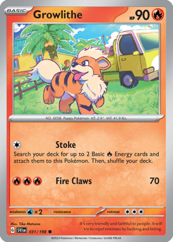 Growlithe - Scarlet & Violet - #31 - Pokemon TCG card