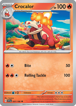 Crocalor - Scarlet & Violet - #37 - Pokemon TCG card