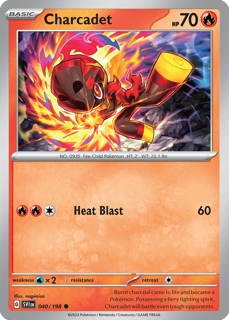Charcadet - Scarlet & Violet - #40 - Pokemon TCG card