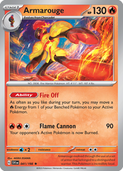 Armarouge #41 Armarouge - Scarlet & Violet - #41 - Pokemon TCG card