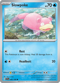 Slowpoke #42 Slowpoke - Scarlet & Violet - #42 - Pokemon TCG card