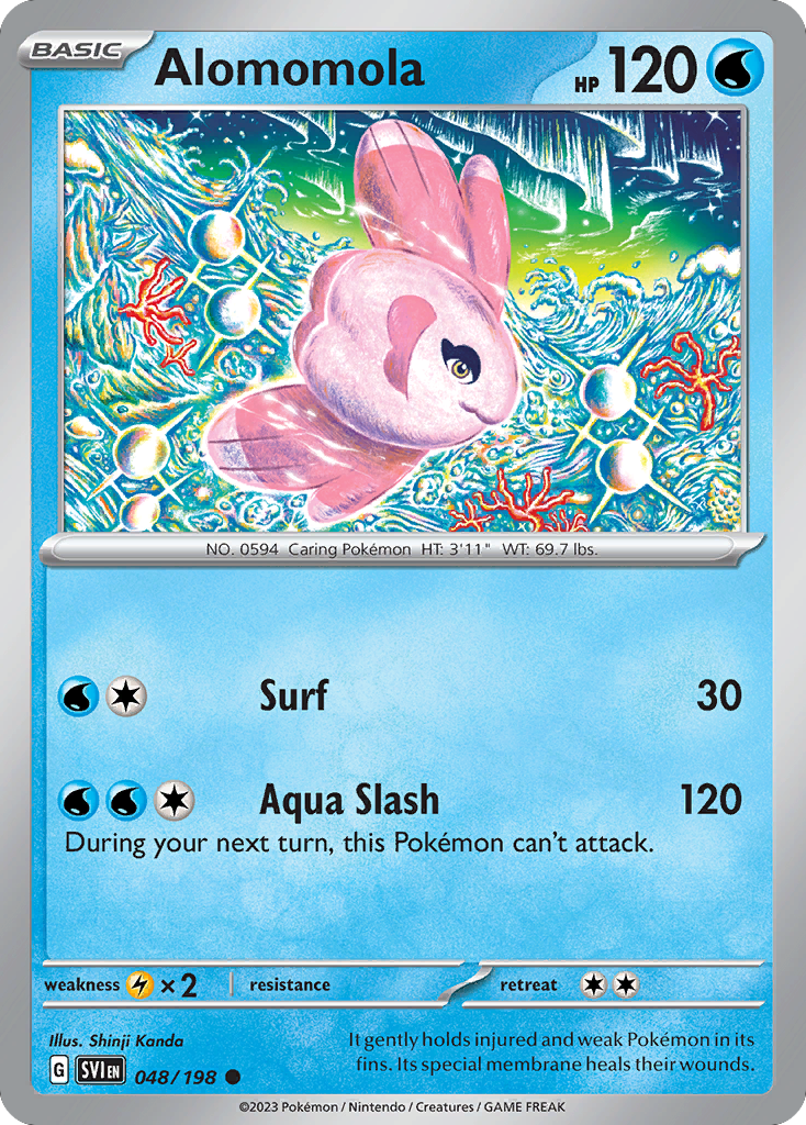 Alomomola - Scarlet & Violet - #48 - Pokemon TCG card
