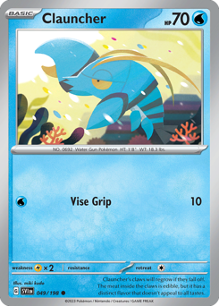 Clauncher #49 Clauncher - Scarlet & Violet - #49 - Pokemon TCG card