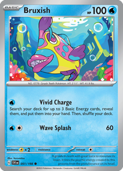 Bruxish - Scarlet & Violet - #51 - Pokemon TCG card