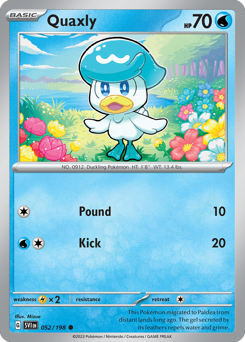 Quaxly #52 Quaxly - Scarlet & Violet - #52 - Pokemon TCG card