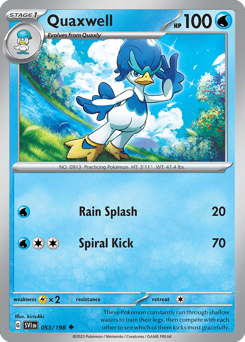 Quaxwell #53 Quaxwell - Scarlet & Violet - #53 - Pokemon TCG card