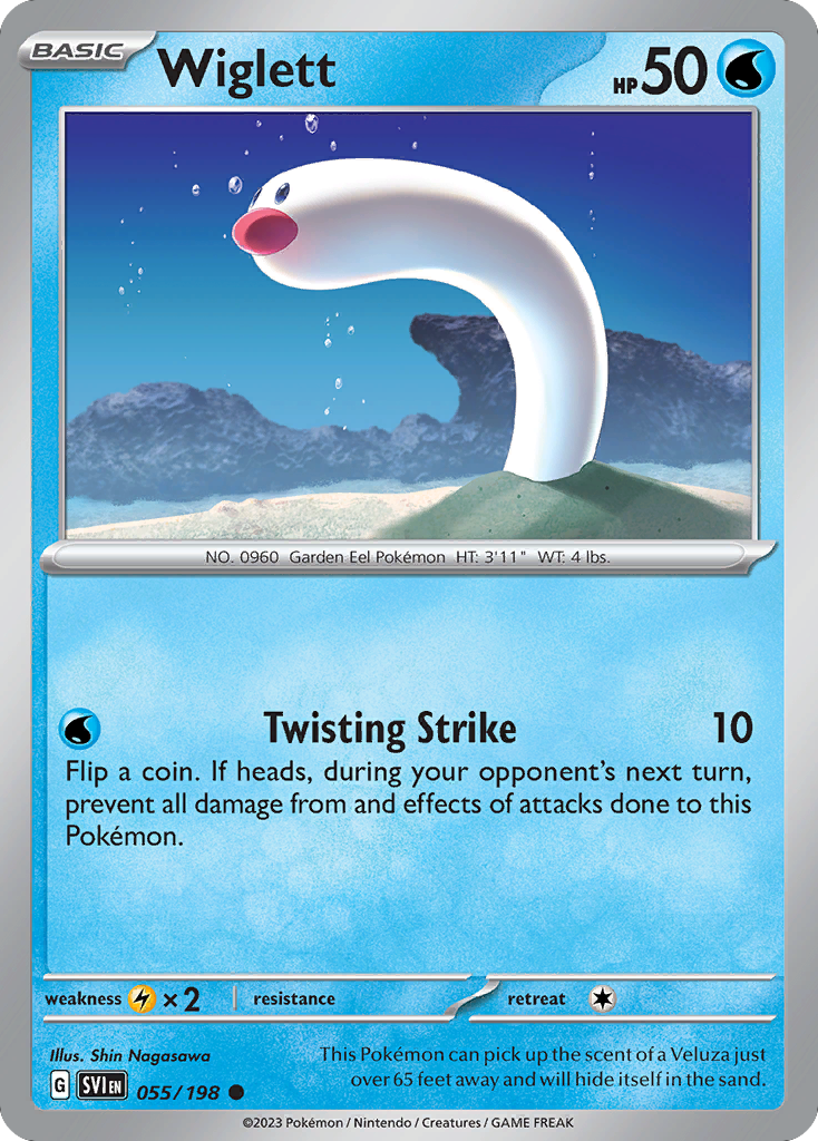 Wiglett - Scarlet & Violet - #55 - Pokemon TCG card