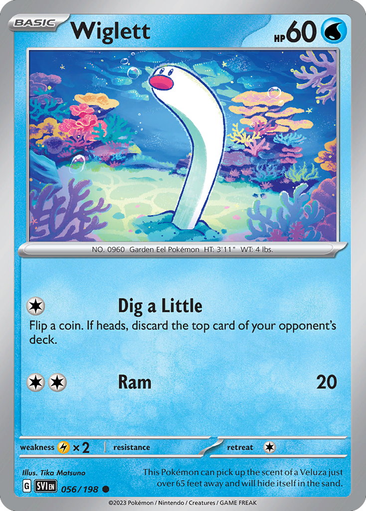 Wiglett - Scarlet & Violet - #56 - Pokemon TCG card
