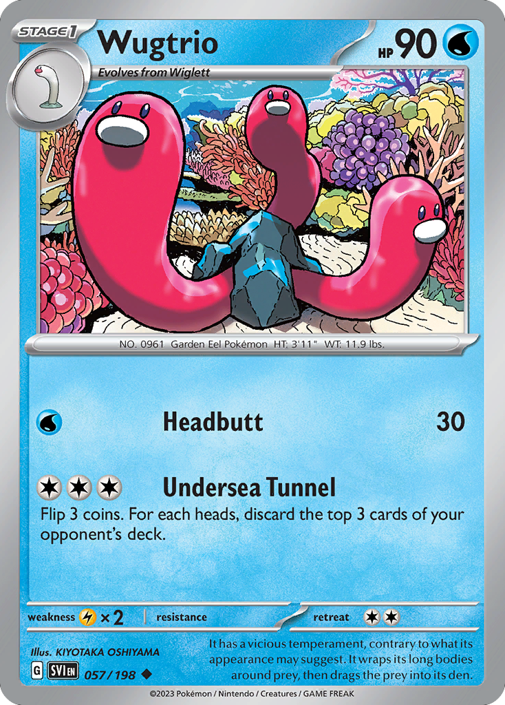Wugtrio - Scarlet & Violet - #57 - Pokemon TCG card