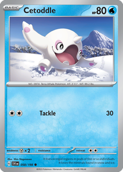Cetoddle #58 Cetoddle - Scarlet & Violet - #58 - Pokemon TCG card