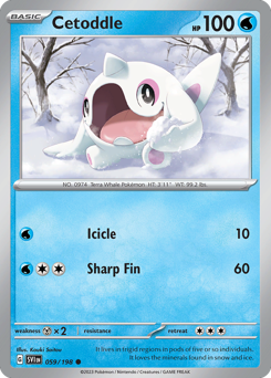 Cetoddle #59 Cetoddle - Scarlet & Violet - #59 - Pokemon TCG card