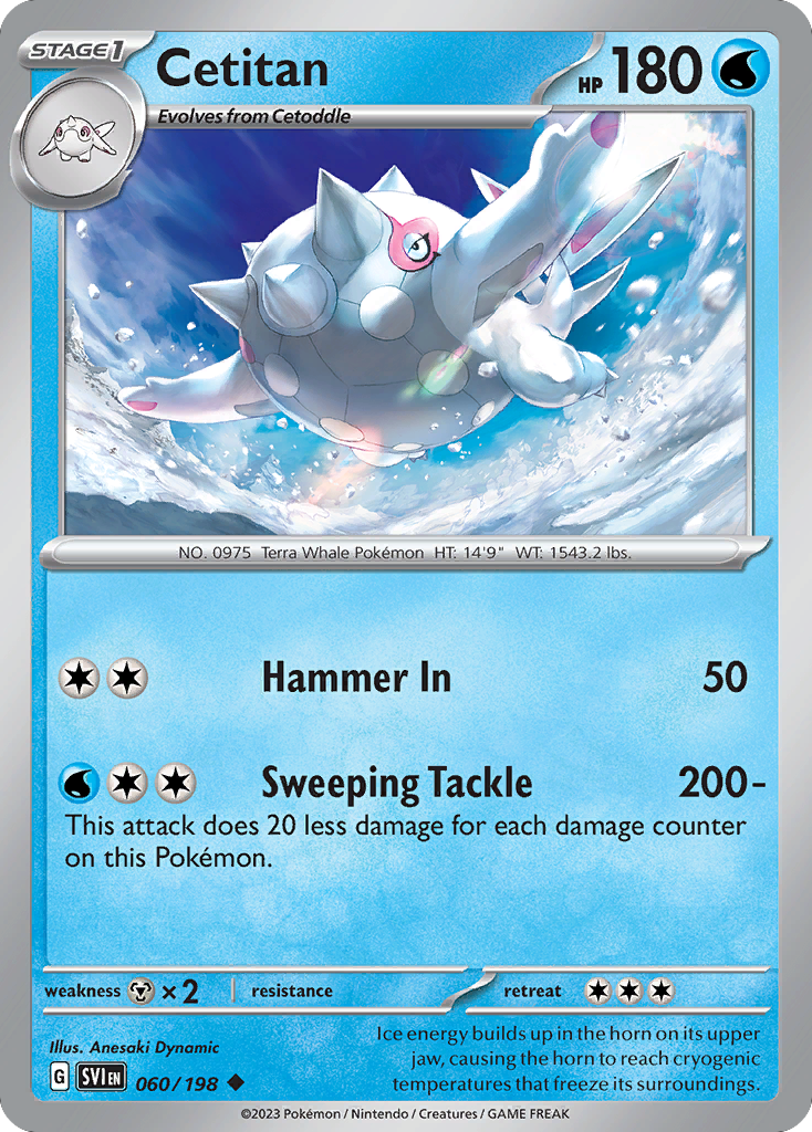 Cetitan - Scarlet & Violet - #60 - Pokemon TCG card