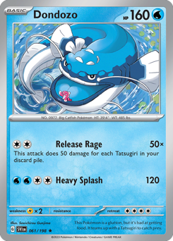 Dondozo #61 Dondozo - Scarlet & Violet - #61 - Pokemon TCG card