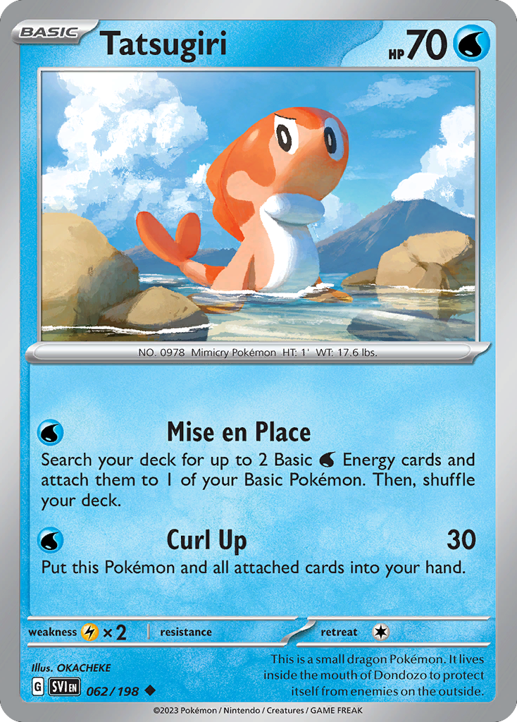 Tatsugiri - Scarlet & Violet - #62 - Pokemon TCG card