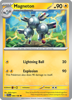 Magneton #64 Magneton - Scarlet & Violet - #64 - Pokemon TCG card