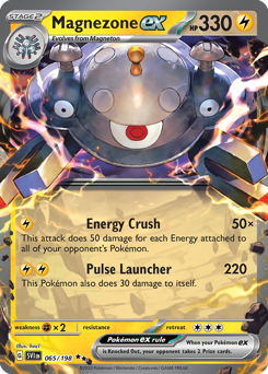 Magnezone ex #65 Magnezone ex - Scarlet & Violet - #65 - Pokemon TCG card