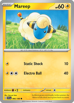 Mareep #66 Mareep - Scarlet & Violet - #66 - Pokemon TCG card