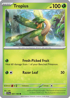 Tropius #7 Tropius - Scarlet & Violet - #7 - Pokemon TCG card