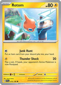 Rotom #70 Rotom - Scarlet & Violet - #70 - Pokemon TCG card