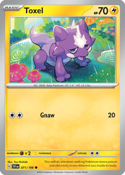 Toxel #71 Toxel - Scarlet & Violet - #71 - Pokemon TCG card