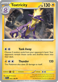 Toxtricity #72 Toxtricity - Scarlet & Violet - #72 - Pokemon TCG card
