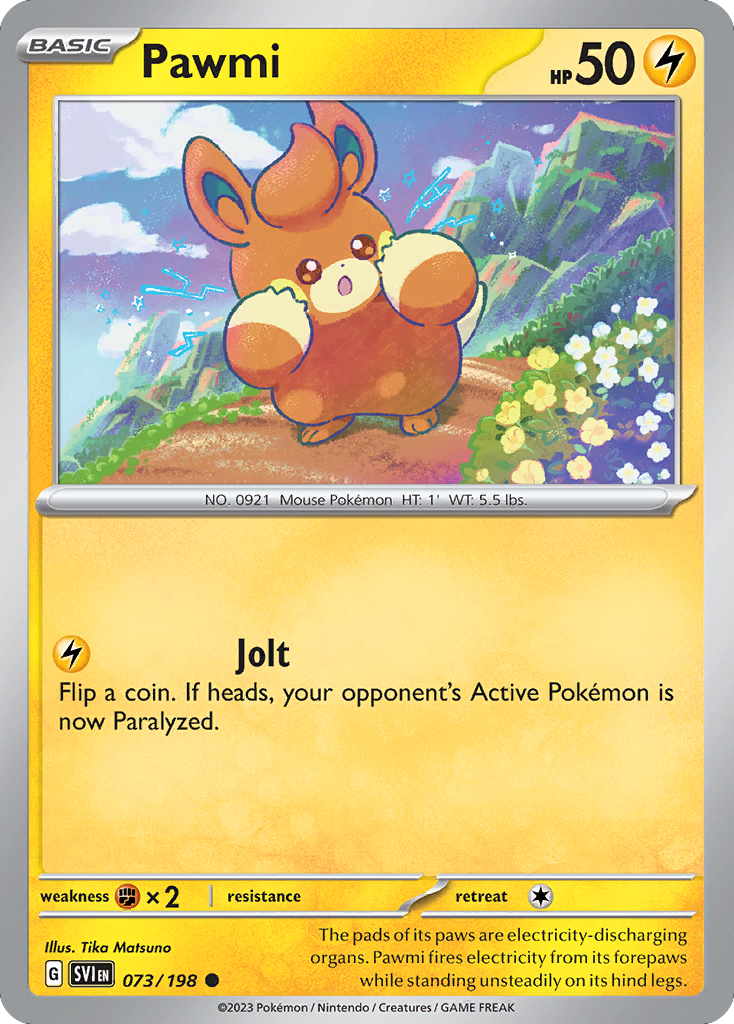 Pawmi - Scarlet & Violet - #73 - Pokemon TCG card
