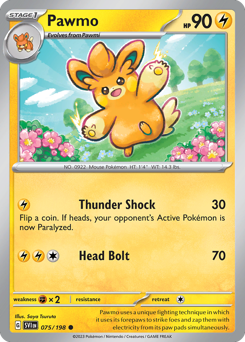 Pawmo #75 Pawmo - Scarlet & Violet - #75 - Pokemon TCG card