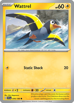 Wattrel #78 Wattrel - Scarlet & Violet - #78 - Pokemon TCG card