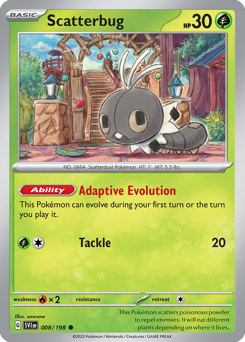 Scatterbug - Scarlet & Violet - #8 - Pokemon TCG card