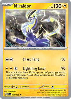Miraidon #80 Miraidon - Scarlet & Violet - #80 - Pokemon TCG card