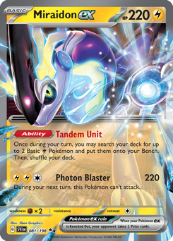 Miraidon ex #81 Miraidon ex - Scarlet & Violet - #81 - Pokemon TCG card