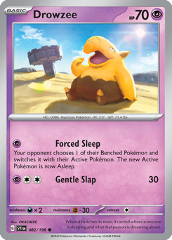 Drowzee #82 Drowzee - Scarlet & Violet - #82 - Pokemon TCG card