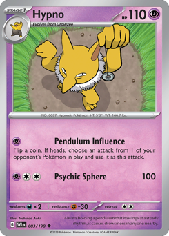 Hypno #83 Hypno - Scarlet & Violet - #83 - Pokemon TCG card