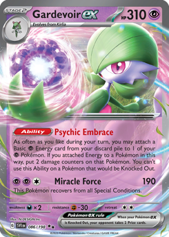 Gardevoir ex - Scarlet & Violet - #86 - Pokemon TCG card