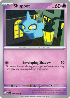 Shuppet - Scarlet & Violet - #87 - Pokemon TCG card