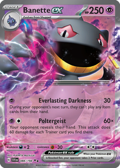 Banette ex #88 Banette ex - Scarlet & Violet - #88 - Pokemon TCG card