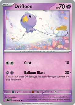 Drifloon #89 Drifloon - Scarlet & Violet - #89 - Pokemon TCG card