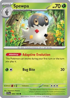 Spewpa #9 Spewpa - Scarlet & Violet - #9 - Pokemon TCG card
