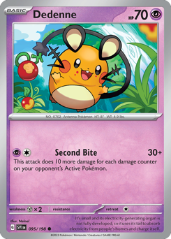 Dedenne #95 Dedenne - Scarlet & Violet - #95 - Pokemon TCG card