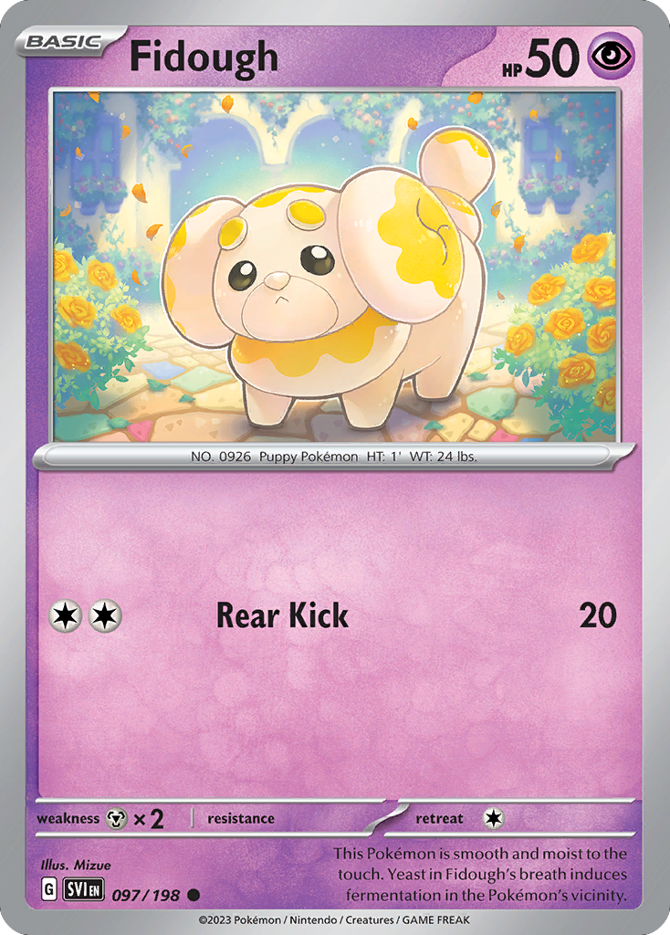Fidough - Scarlet & Violet - #97 - Pokemon TCG card