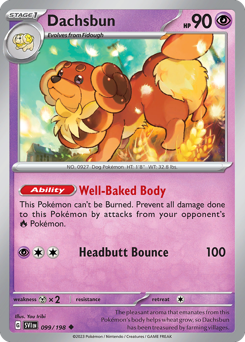 Dachsbun #99 Dachsbun - Scarlet & Violet - #99 - Pokemon TCG card