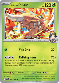 Ethan's Pinsir #1 Ethan's Pinsir - Destined Rivals - #1 - Pokemon TCG card