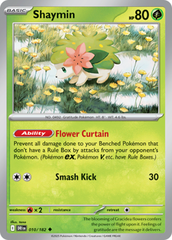Shaymin #10 Shaymin - Destined Rivals - #10 - Pokemon TCG card