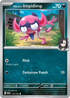 Marnie's Impidimp - Destined Rivals - #134 - Pokemon TCG card